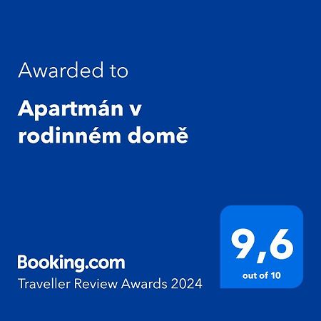 Apartman V Rodinnem Dome Jaroměř المظهر الخارجي الصورة